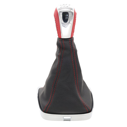 Red Gear Knob and Boot for Holden VF Commodore V8