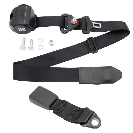 Toyota 80 Series seat belt and buckle black