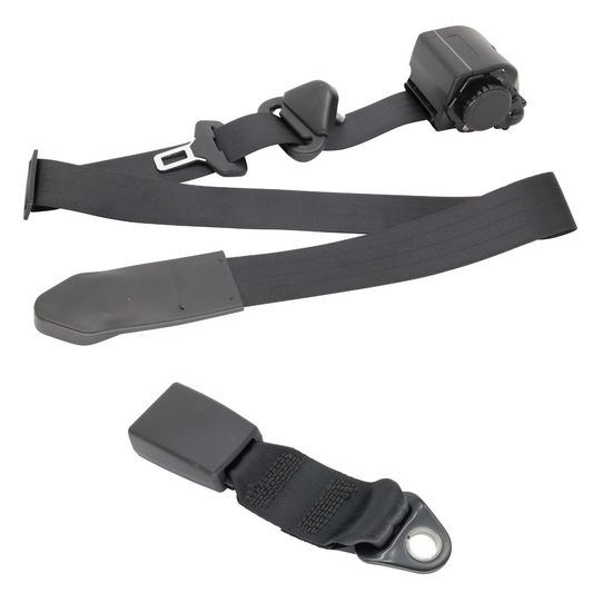 Toyota 80 Series seat belt and buckle black