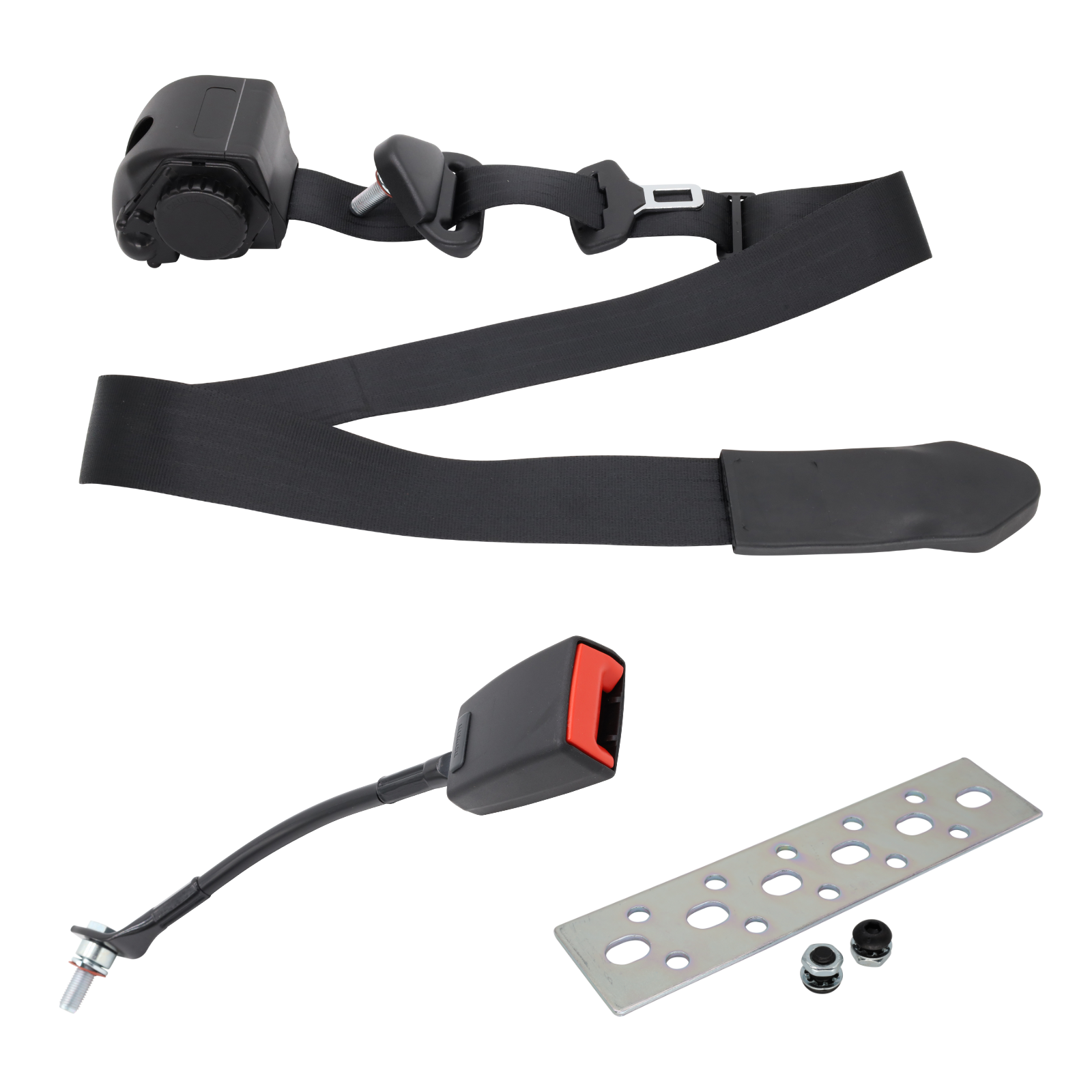 Toyota 80 Series seat belt and buckle black