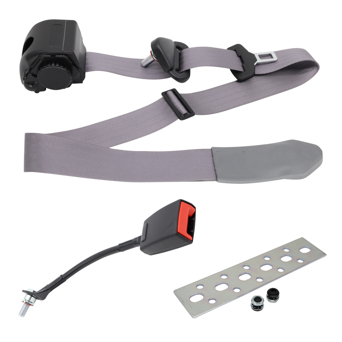 Toyota 80 Series seat belt and buckle gray