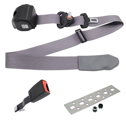 Toyota 80 Series seat belt and buckle gray