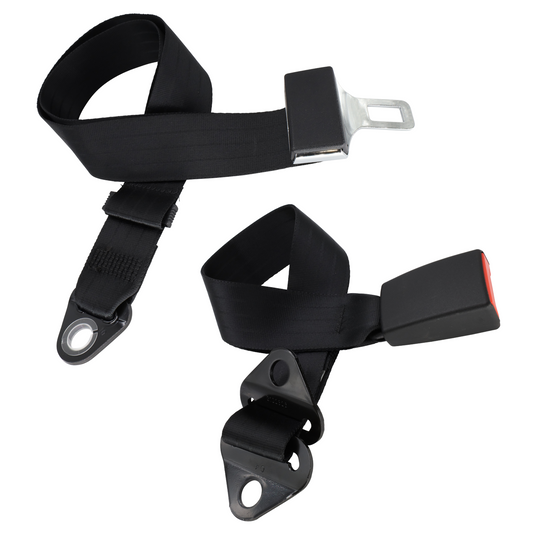 Toyota 80 Series seat belt and buckle black