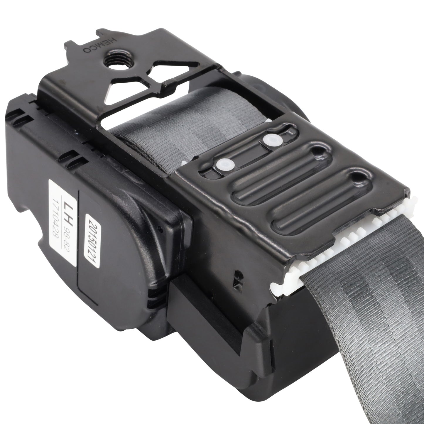Left front seat belt in grey for Holden VT-VZ Commodore.