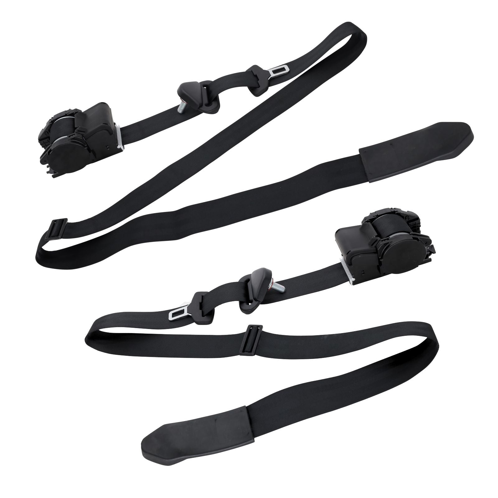 Pair of black front seat belts for Holden VR VS Commodore