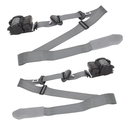 Pair of grey front seat belts for Holden VR VS Commodore