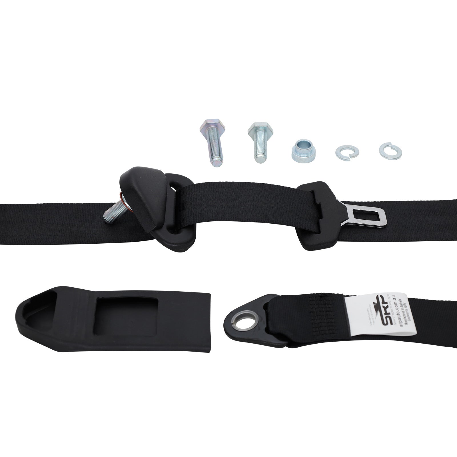 Right front black seat belt for Holden VR VS Commodore.