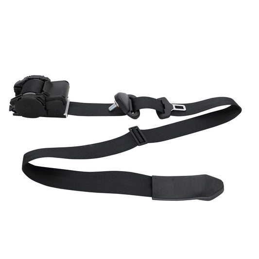 Left Front Seat Belt for Holden VR–VS Commodore in black.