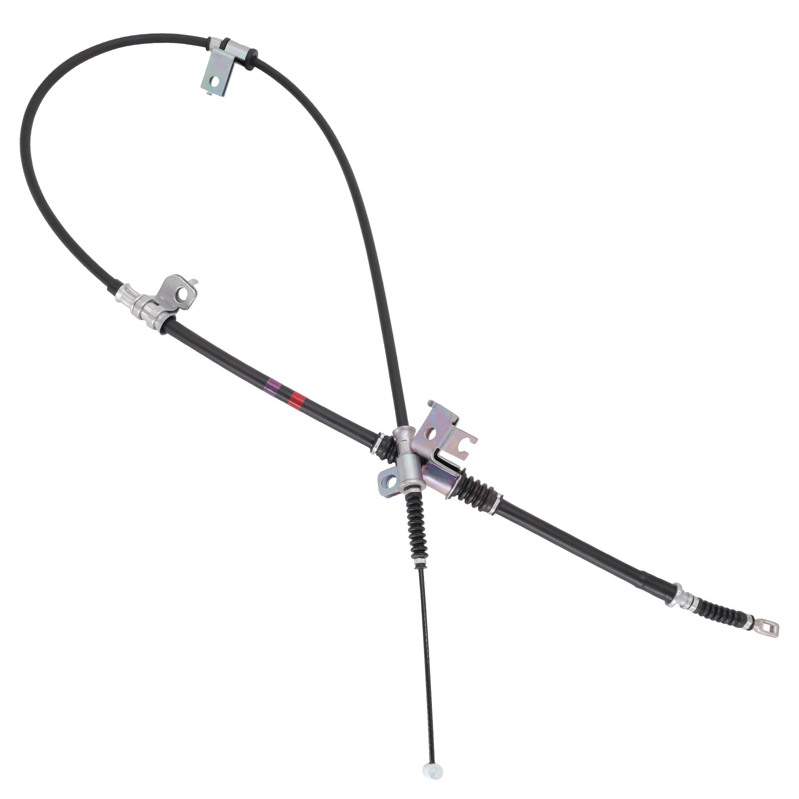 Genuine left-hand handbrake cable for Hyundai iLoad TQ van.
