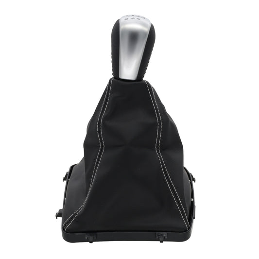 White Stitch Gear Shifter Knob and Boot for Holden VY/VZ Commodore