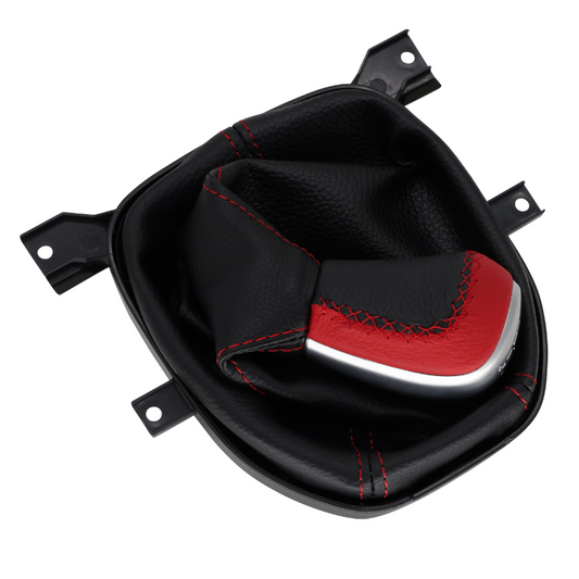 Holden VE Commodore V8 six-speed red gear shift knob and boot