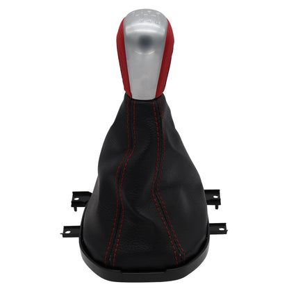 Red Gear Shifter Knob and Boot for Holden VE Commodore - Manual V6