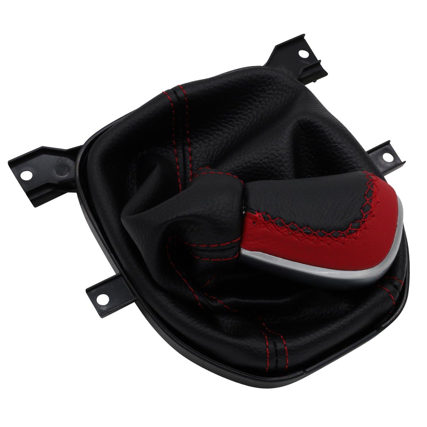 Red Gear Shifter Knob and Boot for Holden VE Commodore - Manual V6