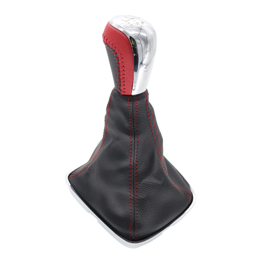 Red Gear Knob and Boot for Holden VF Commodore V8