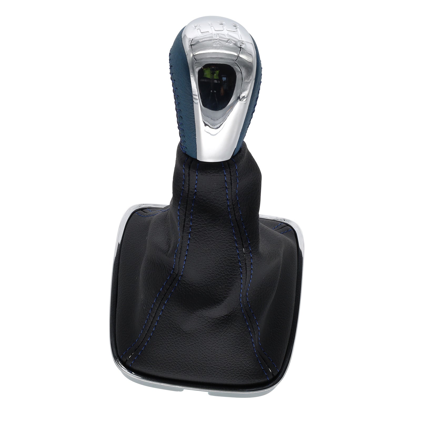 Blue gear knob and boot for Holden VF Commodore V6