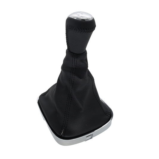Black gear knob and leather boot for Holden VF Commodore V6