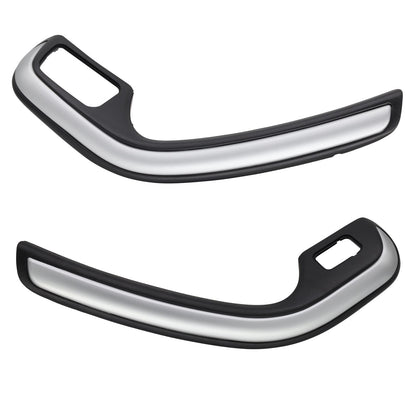Silver Pair of Front Inner Door Grab Handles for Ford BF Falcon