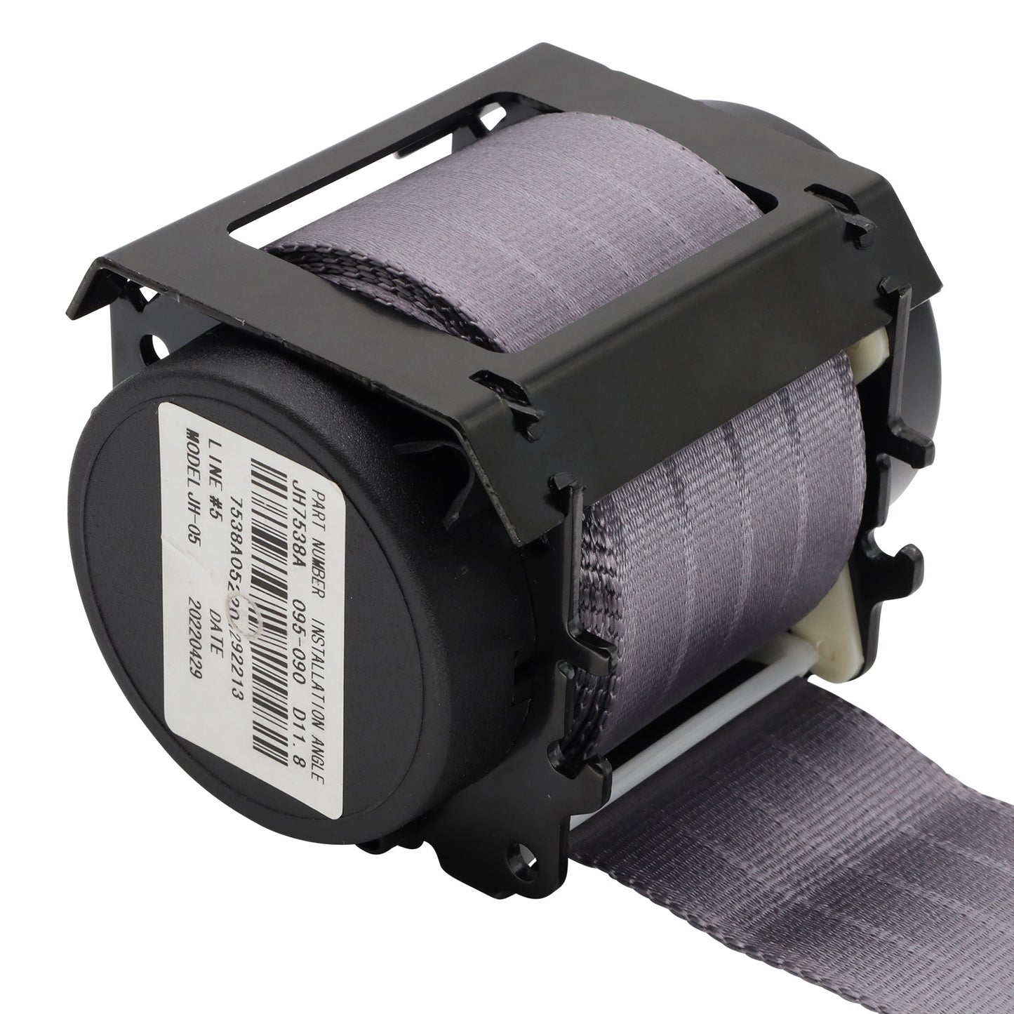 Left front seat belt in light grey for Ford AU-BF Falcon.